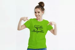 Senorita needs a margarita SVG. Funny alcohol quote Product Image 2