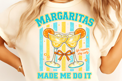 Margaritas Made Me Do It PNG, Funny Summer Drink PNG, Summer Product Image 2