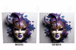 3D Tumbler Sublimation Mari Gras Bundle, 20 oz tumbler wrap, Mari Gras Png 
