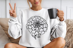 Marigold Flower Svg Design, Marigold Cut File Product Image 2