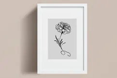 Minimalist Floral Line Art Clipart SVG | PNG | EPS Product Image 3