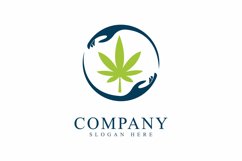 Cannabis Care logo vector template Product Image 1