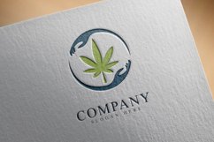 Cannabis Care logo vector template Product Image 3