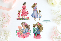 Maternity Watercolor Clipart Set Hand Painted Art Product Image 2
