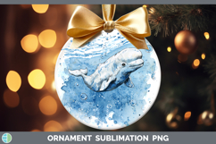 GorgeousMarine Mammal Sketch Ornament design.