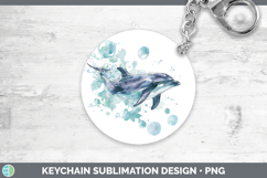 GorgeousMarine Mammal Sketch Keychain design.