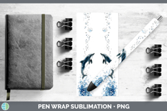 GorgeousMarine Mammal Sketch Pen Wrap design.