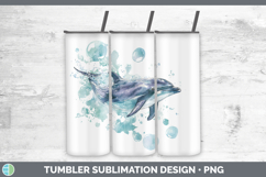 GorgeousMarine Mammal Sketch Tumbler design.