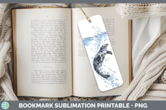 GorgeousMarine Mammal Sketch Bookmark design.
