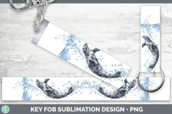 GorgeousMarine Mammal Sketch Key Fob design.