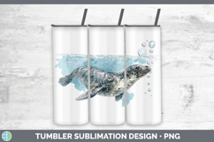 GorgeousMarine Mammal Sketch Tumbler design.