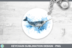 GorgeousMarine Mammal Sketch Keychain design.