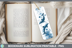 GorgeousMarine Mammal Sketch Bookmark design.