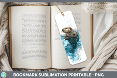 GorgeousMarine Mammal Sketch Bookmark design.