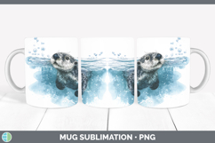 GorgeousMarine Mammal Sketch Mug Wrap design.