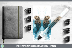 GorgeousMarine Mammal Sketch Pen Wrap design.