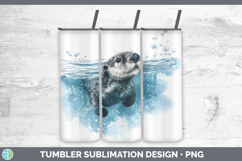 GorgeousMarine Mammal Sketch Tumbler design.