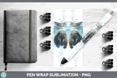 GorgeousMarine Mammal Sketch Pen Wrap design.