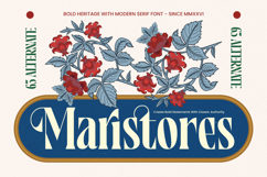 Maristores - Modern Serif Font Product Image 1