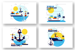 10 World Maritime Day Illustration Product Image 3