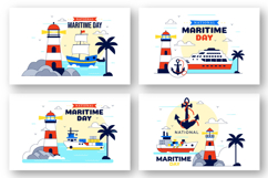 10 National Maritime Day Illustration Product Image 3