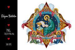 christening, vintage, religious, heaven, communion, faith, sacrament, saviour, epiphany, christian, evangelical, orthodox, greek, art, saint, holy, king, baptism, confirmation, angels, religion, sky, illustration, god, blessing, byzantine