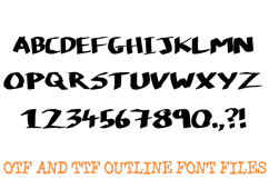 Marker Pen Hand Written Ink Font Typography Lettering ABC Product Image 2