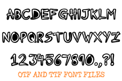 Marker Pen Mischief Calligraphy Hand Drawn Typeface Letters Product Image 3