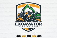 Heavy Equipment Construction Logo Product Image 1