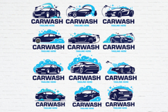 12 Car Washing Logo Bundle Product Image 2
