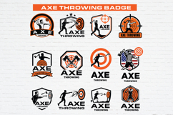 12 Axe Throwing Logo Badge Product Image 1