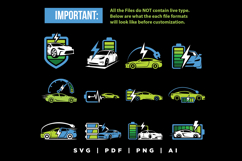 EV Charging Battery Logo Bundle Product Image 2