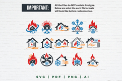 HVAC Logo SVG Bundle Product Image 2