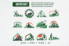 12 Lawn Care Logo Bundle Product Image 2