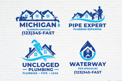 Plumbing Business Logo Bundle Product Image 3