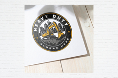 Premade Excavator Logo Template Product Image 3