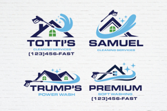 Professional Pressure Washing Logo Bundle Product Image 3