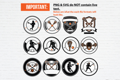 12 Lacrosse Team Crest Logo Bundle Product Image 3