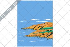 Marloes Peninsula Pembrokeshire Coast National Park Art Deco Product Image 1
