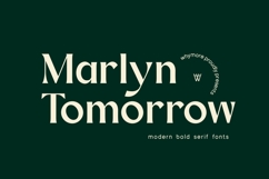 Marlyn Tomorrow Luxury Minimal Serif font Product Image 1