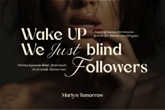 Marlyn Tomorrow Luxury Minimal Serif font Product Image 4