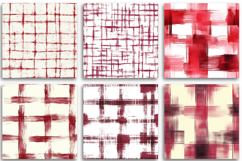 Maroon Watercolor Digital Paper Product Image 2