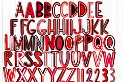 Red Black Marquee Letters Alphabet png | colorful Bright Product Image 2