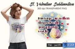st Valentines Day Sublimation, Love Quotes Sublimation PNG Product Image 17