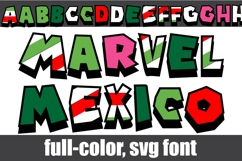 Marvel Mexico Color Font Product Image 1