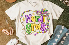 Mardi Gras PNG Sublimation, Fleur De Lis PNG, King Cake PNG Product Image 5