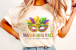 Mardi Gras PNG Sublimation, Fleur De Lis PNG, King Cake PNG Product Image 1