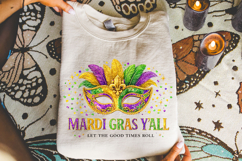Mardi Gras PNG Sublimation, Fleur De Lis PNG, King Cake PNG Product Image 3