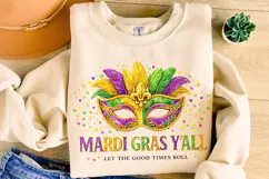Mardi Gras PNG Sublimation, Fleur De Lis PNG, King Cake PNG Product Image 4
