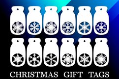 Christmas Gift Tags SVG. Christmas Tags SVG. Xmas Jar Decor Product Image 2
